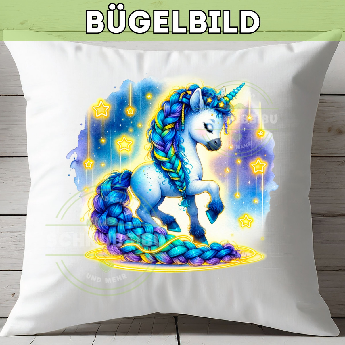 Bügelbild Einhorn Stern Edition Nr. 6